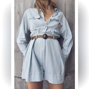 ❌ SOLD ❌

ZARA LINEN BLEND BELTED SHORT JUMPSUIT | NWT